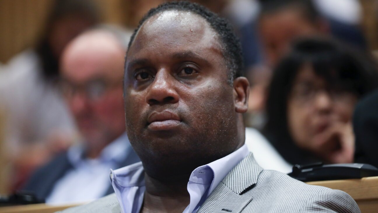 Jesse Jackson’s son, Jonathan Jackson, attends an International Conference ‘Is #Auschwitz only Sleeping?’ during the celebration of European Roma Holocaust Memorial Day in Krakow, Poland, July 5, 2019. (Beata Zawrzel/NurPhoto)