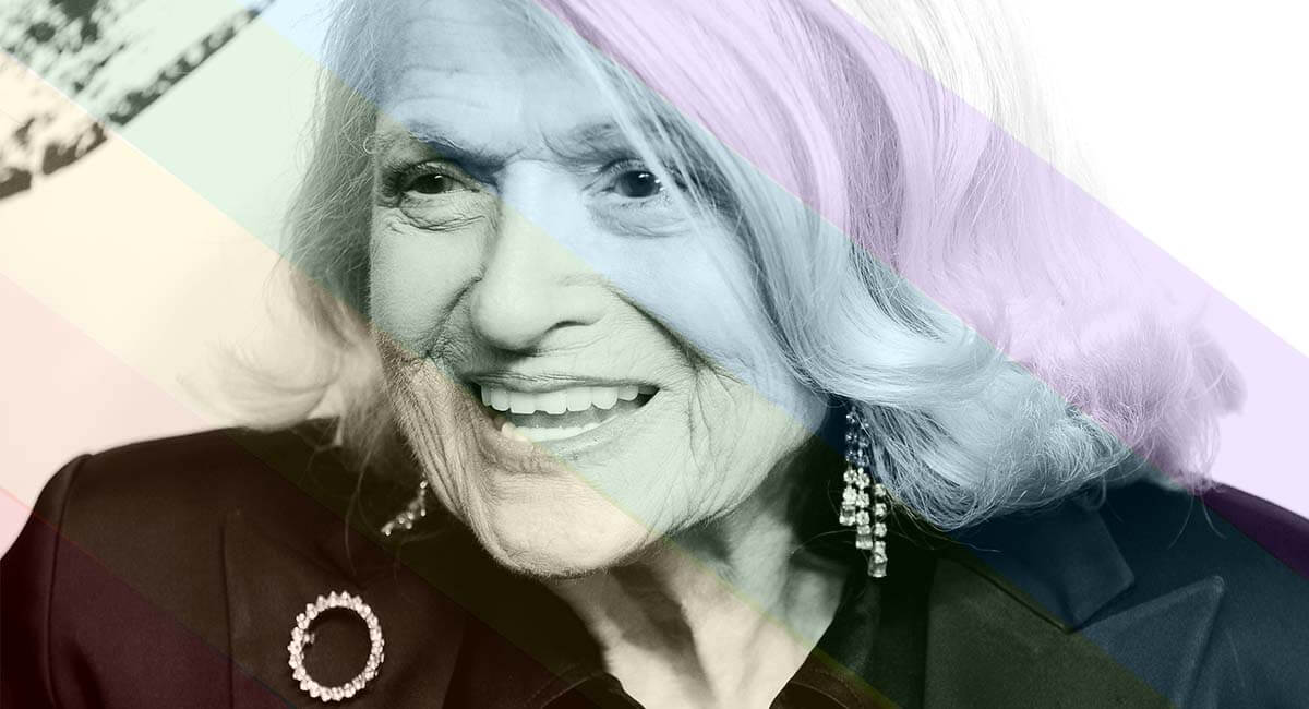 Edie Windsor on June 23, 2014 in New York City