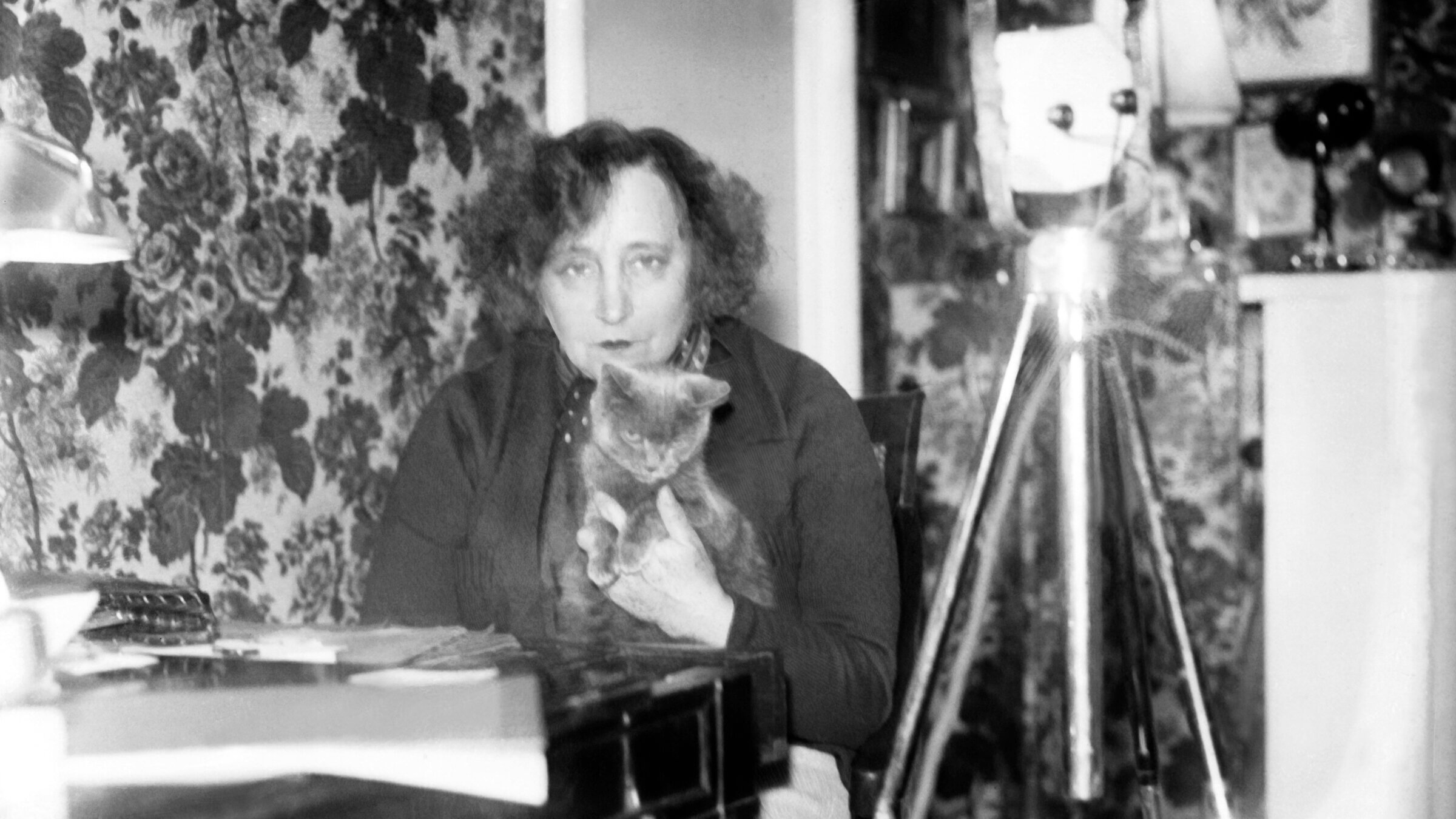 French novelist Colette in 1940s Paris.