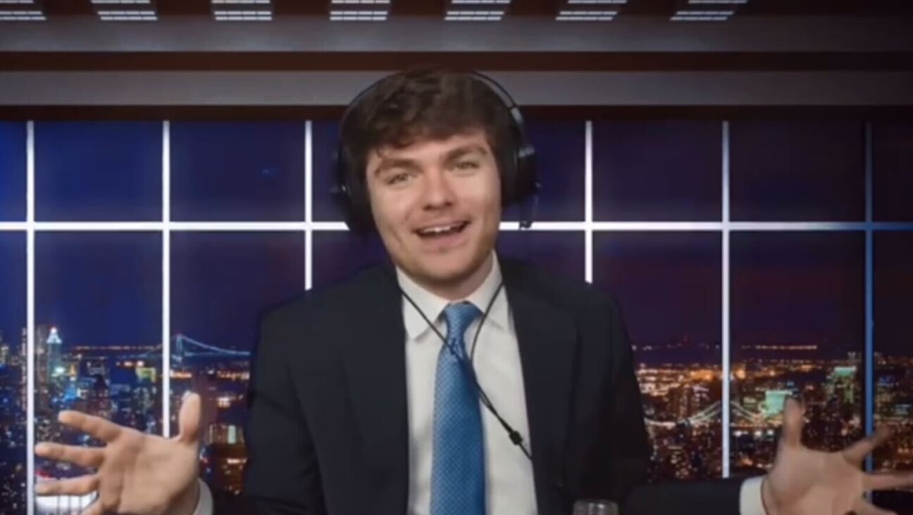 Nick Fuentes during a livestream on May 23, 2023. 