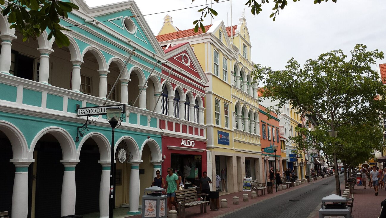 A street in the historic quarter of Willemstad, Caracao, that started as a hub for Dutch slave traders