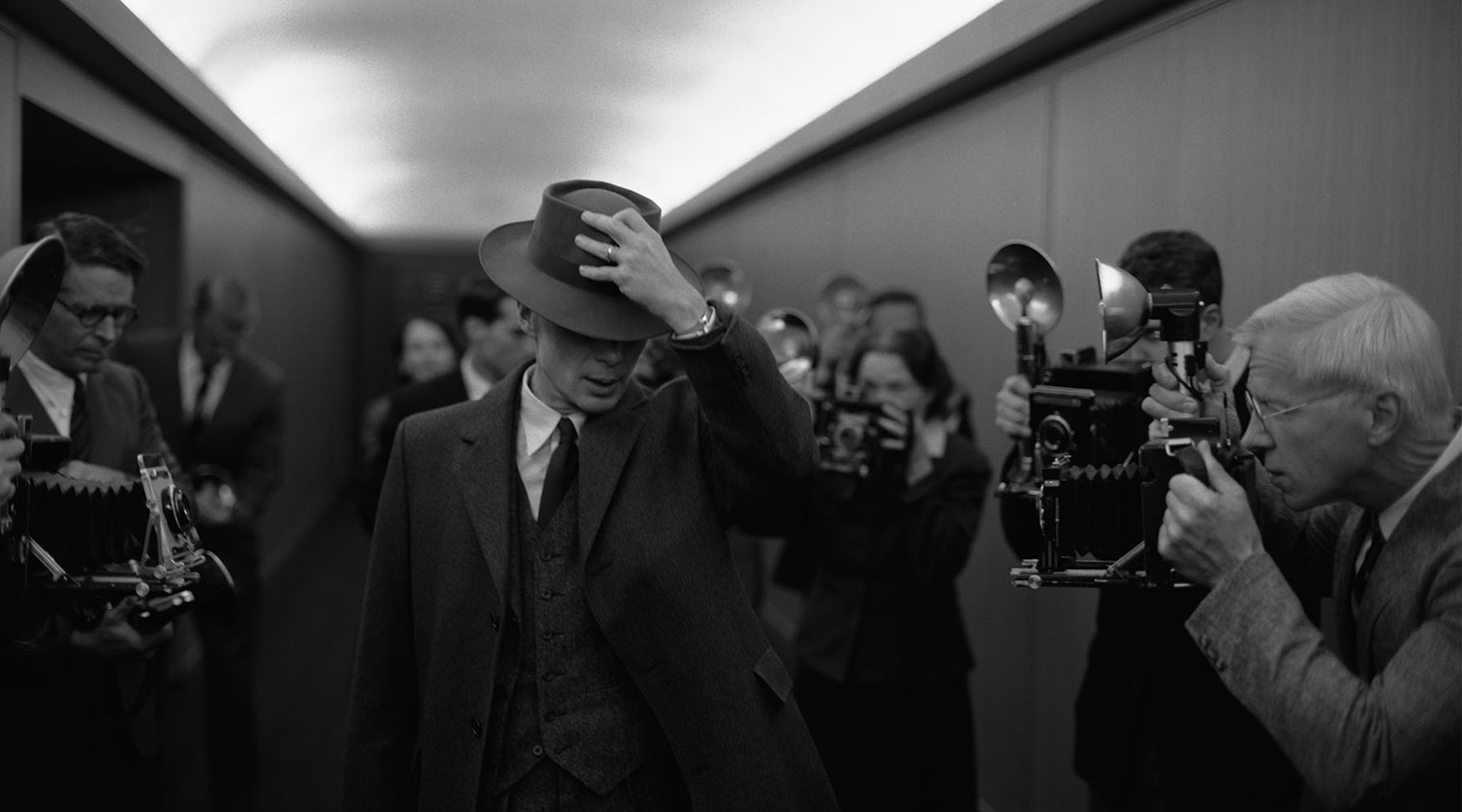 Cillian Murphy plays J. Robert Oppenheimer in Christopher Nolan’s film “Oppenheimer.” (Universal Pictures)