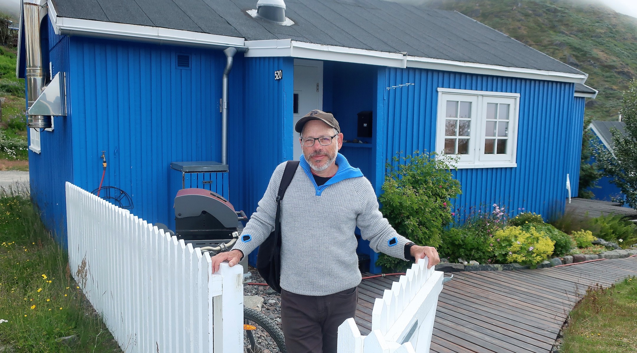 Paul Cohen at his home in Narsaq, Greenland. (Dan Fellner)