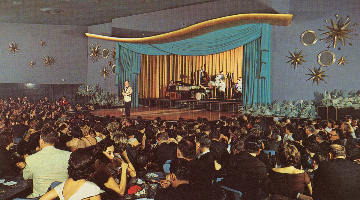 The Nevele Country Club Stardust Room in Ellenville, New York. (Catskills Borscht Belt Museum)