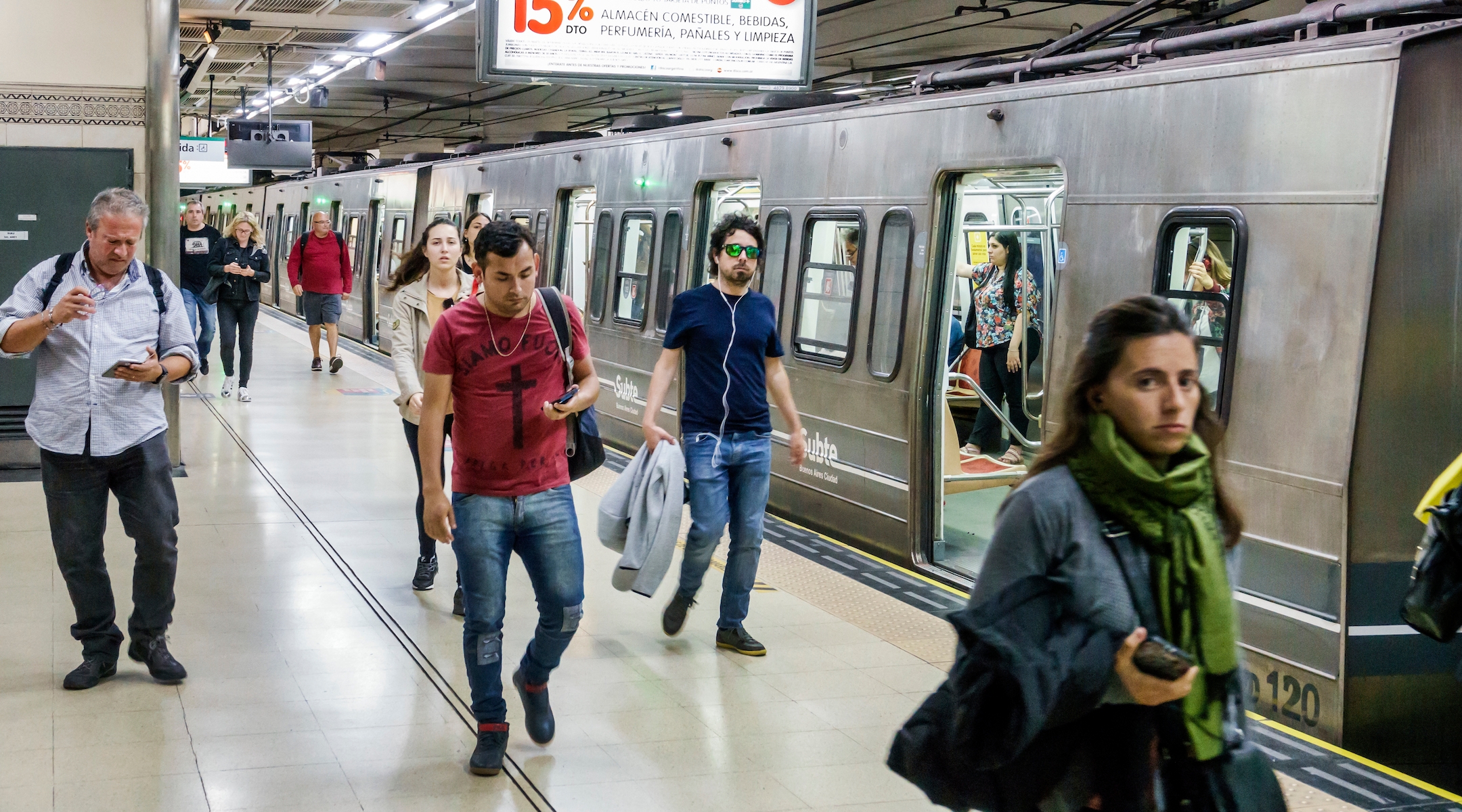 A subway station in Buenos Aires, Argentina. (Jeffrey Greenberg/Universal Images Group via Getty Images)