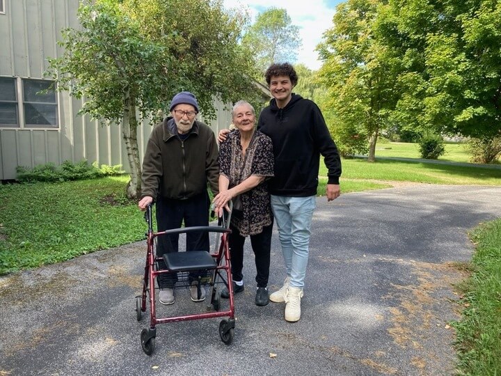 <i>From left to right</i>, Jerry and Carolyn Mahrer and their grandson Matthew Mahrer.