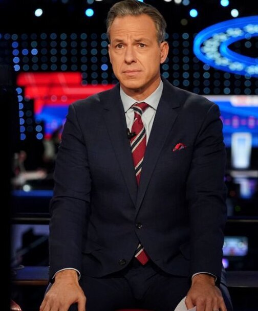 Jake Tapper poses in the CNN studio in Washington, D.C. (CNN)