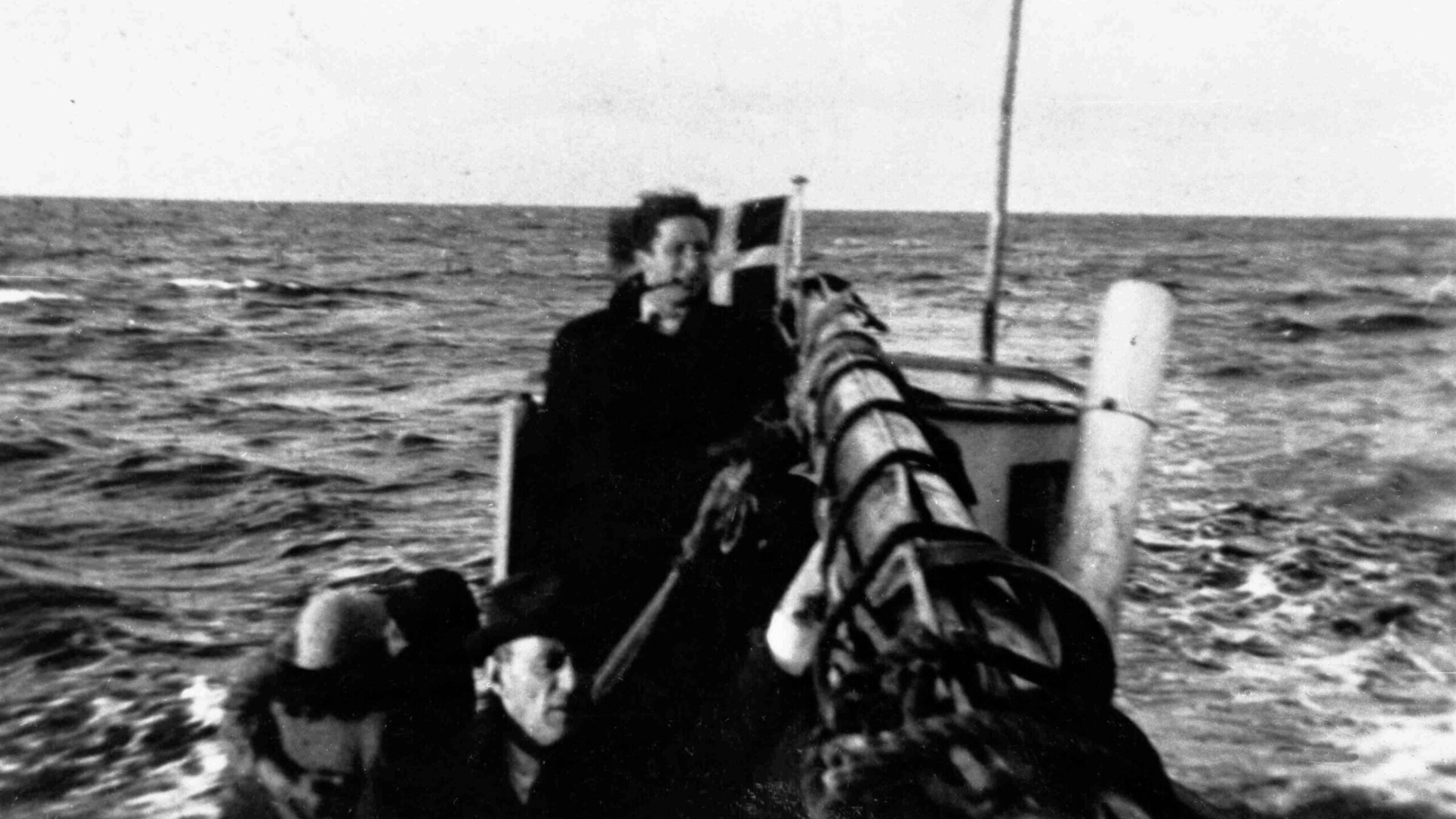 Danish Jews being transported by boat to Sweden to escape Nazi deportation, October 1943. 