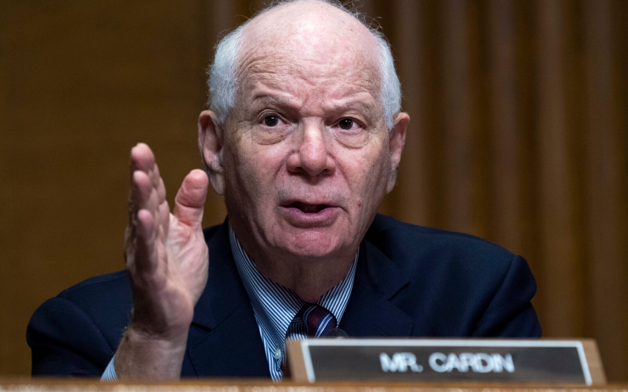 Sen. Ben Cardin of Maryland, shown in June 2021. (Tom Williams/Getty)