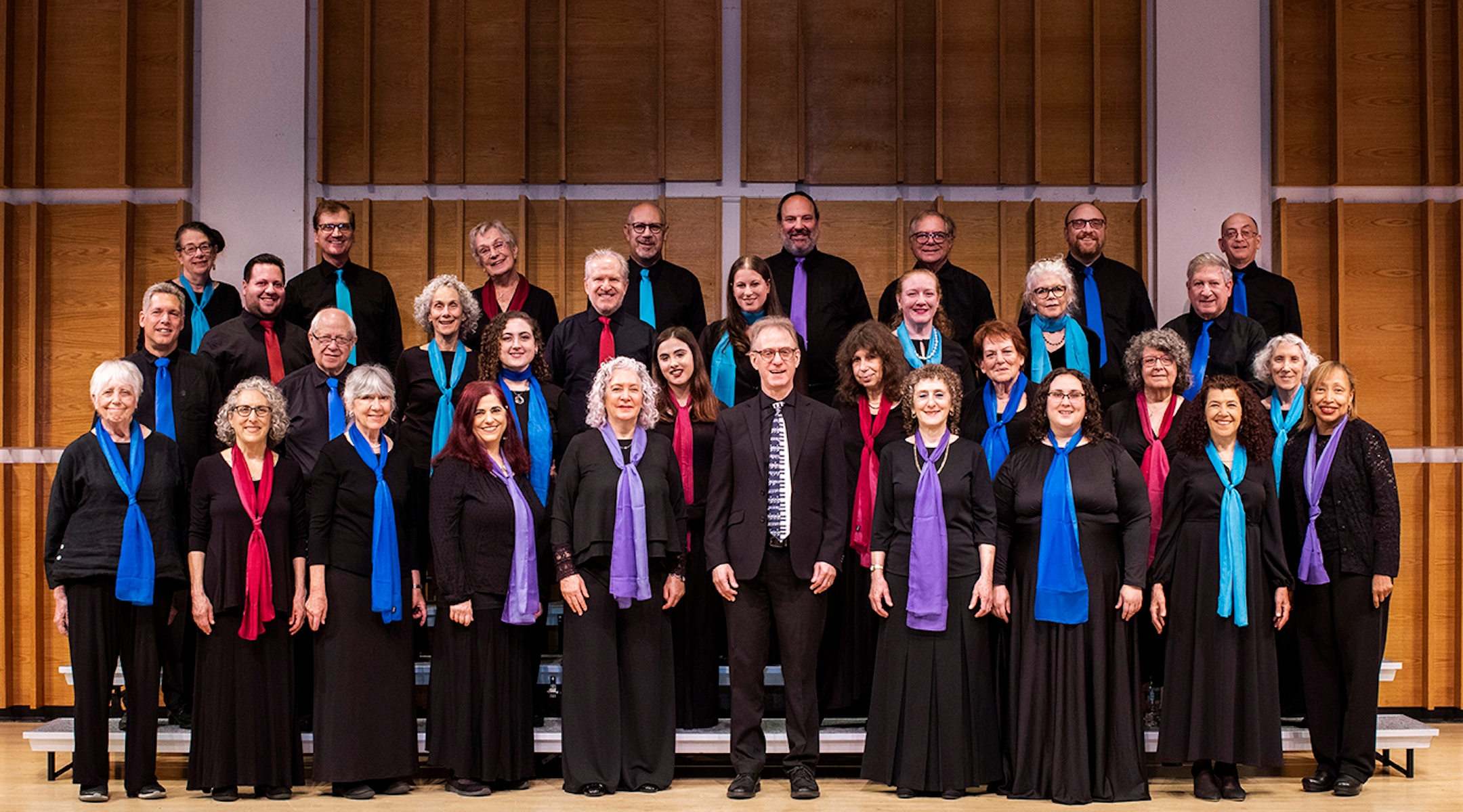 The Yiddish Philharmonic Chorus at a concert in June 2023. (Courtesy Binyumen Schaecter)