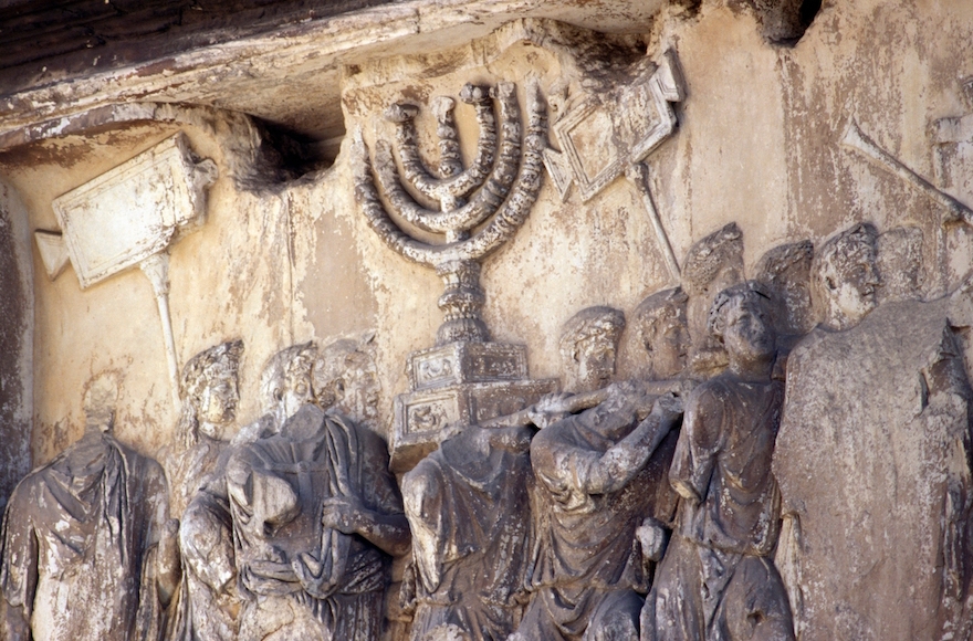 The Arch of Titus at the Imperial Forums in Rome, Italy. (DeAgostini/Getty Images)