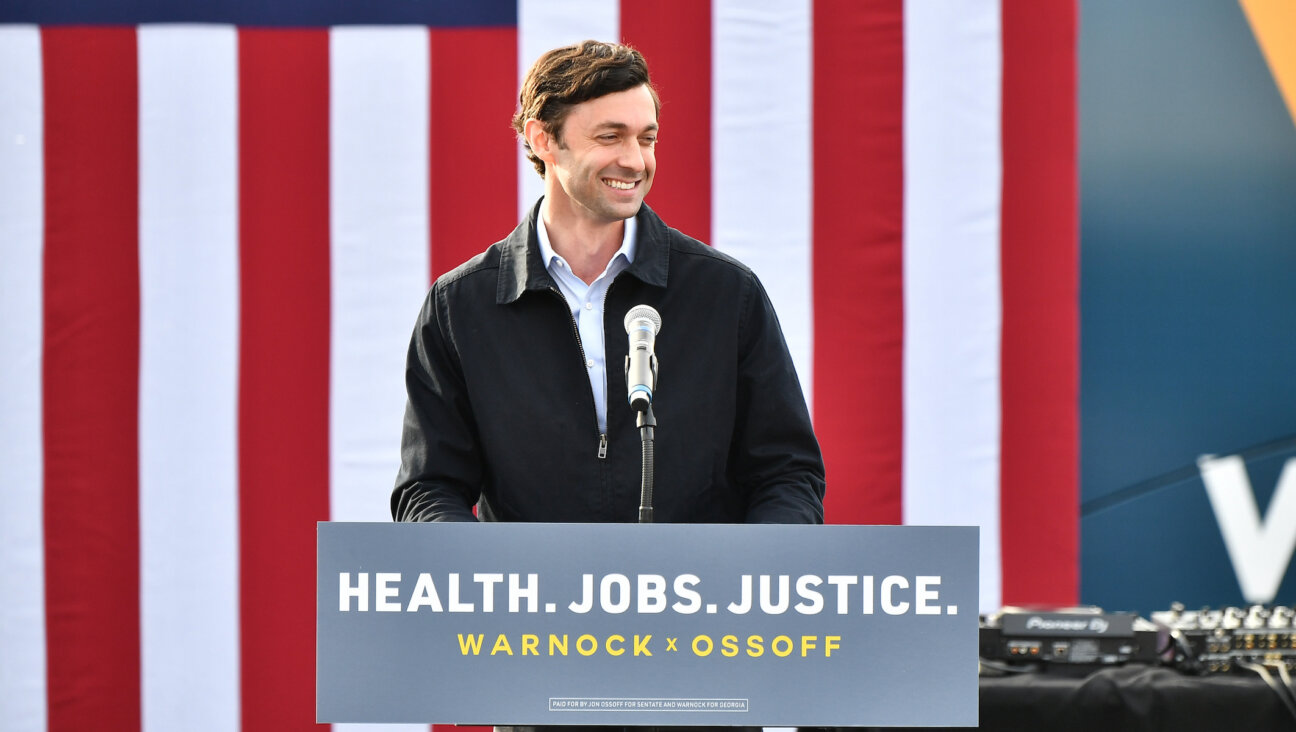 Jon Ossoff speaks in Stonecrest, Ga., Dec. 28, 2020. (Paras Griffin/Getty Images)