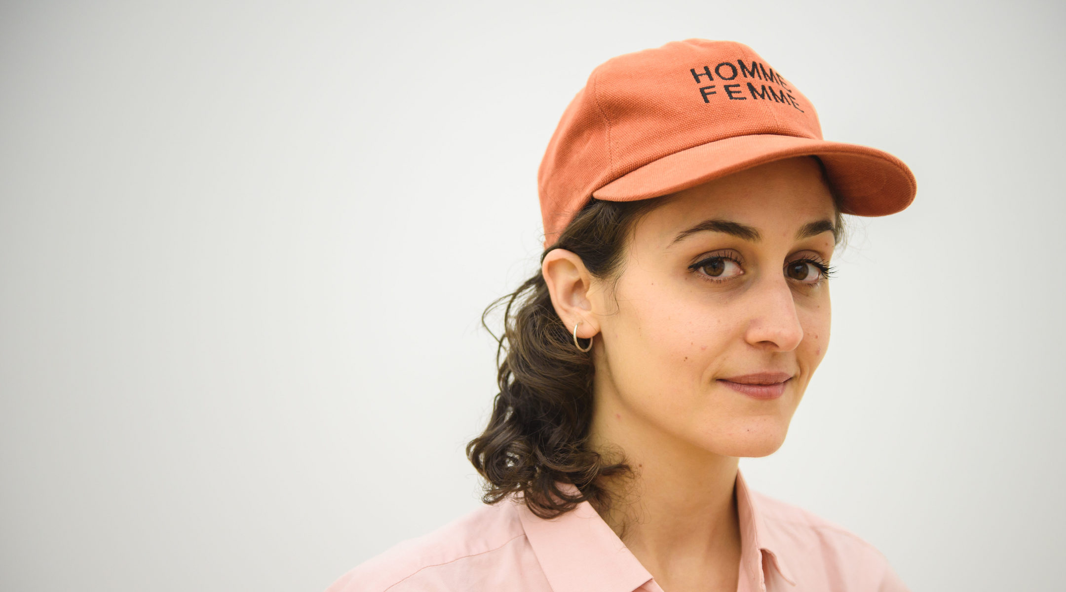 Artist Jumana Manna poses at the exhibition of the nominees for the prize of the national gallery 2017 at Hamburger Bahnhof museum in Berlin, Germany, September 27, 2017. (Gregor Fischer/picture alliance via Getty Images)