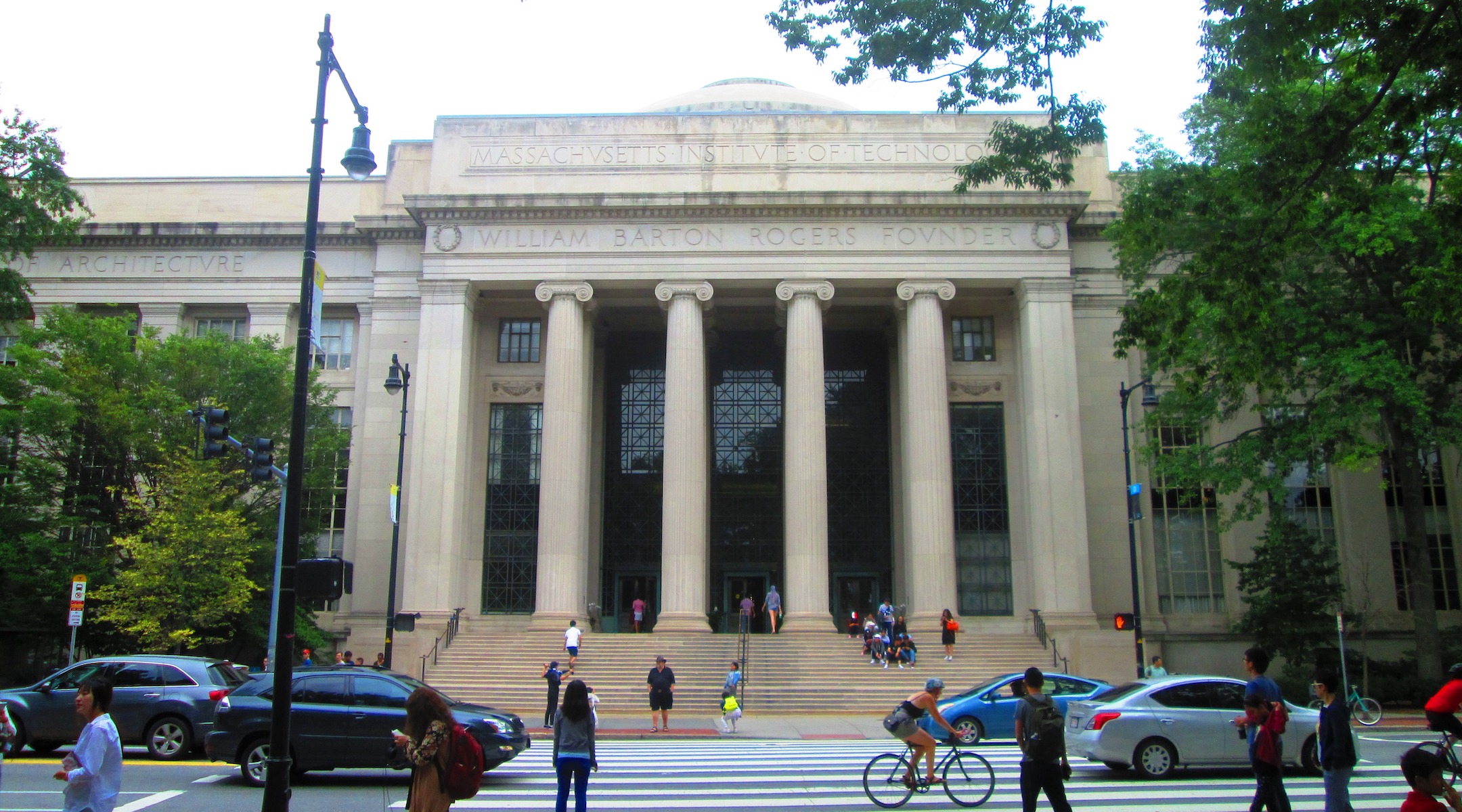 The Rogers Building at the Massachusetts Institute of Technology in Cambridge, Massachusetts. 