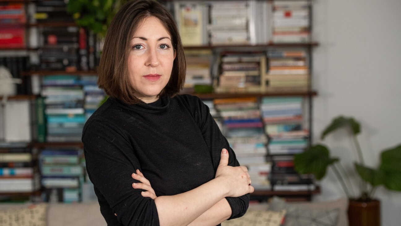 Deborah Feldman poses in her living room in Berlin, March 10, 2020. (Christophe Gateau/picture alliance via Getty Images)