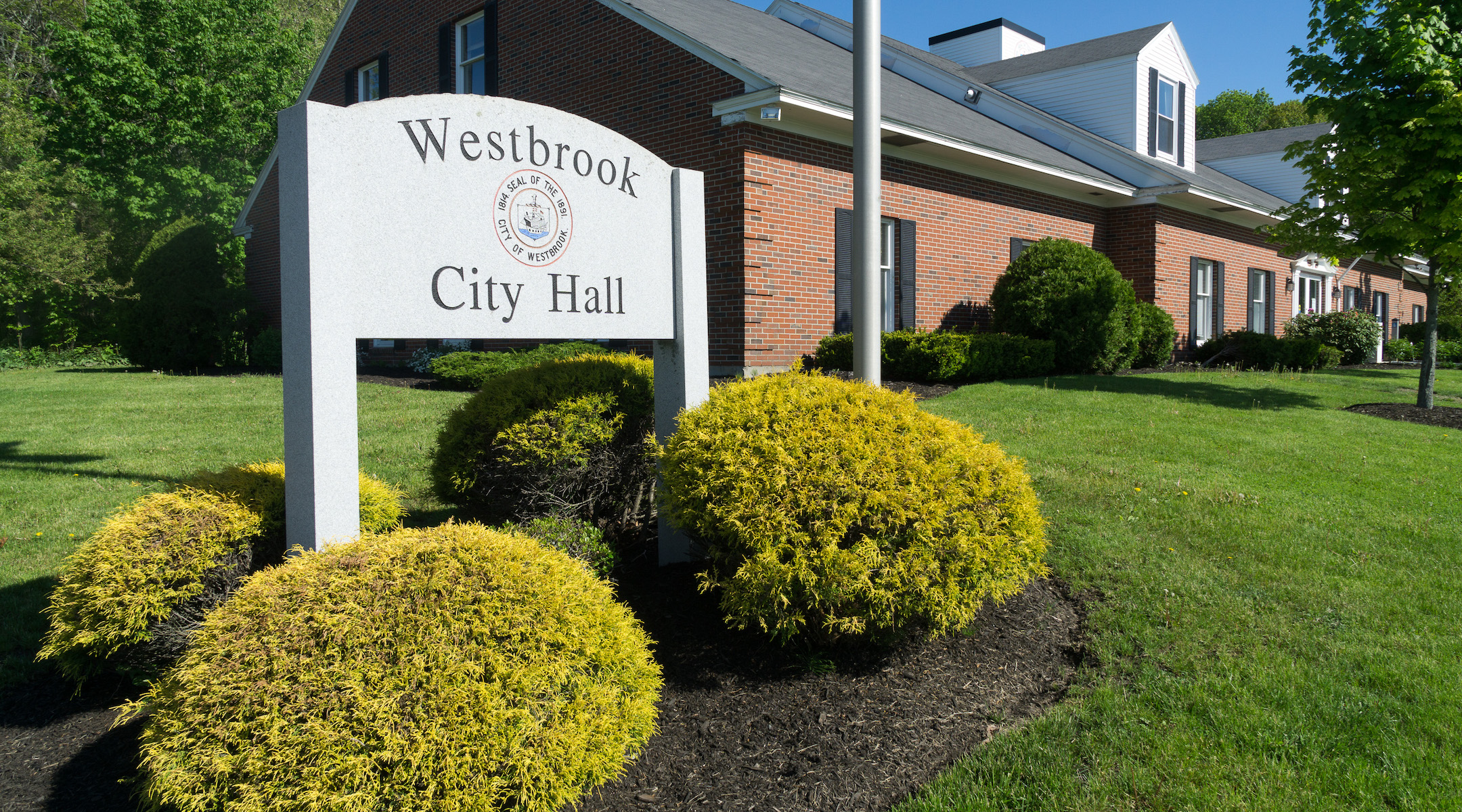 City Hall, Westbrook, Maine, May 28, 2017. (Kenneth C. Zirkel via Creative Commons)