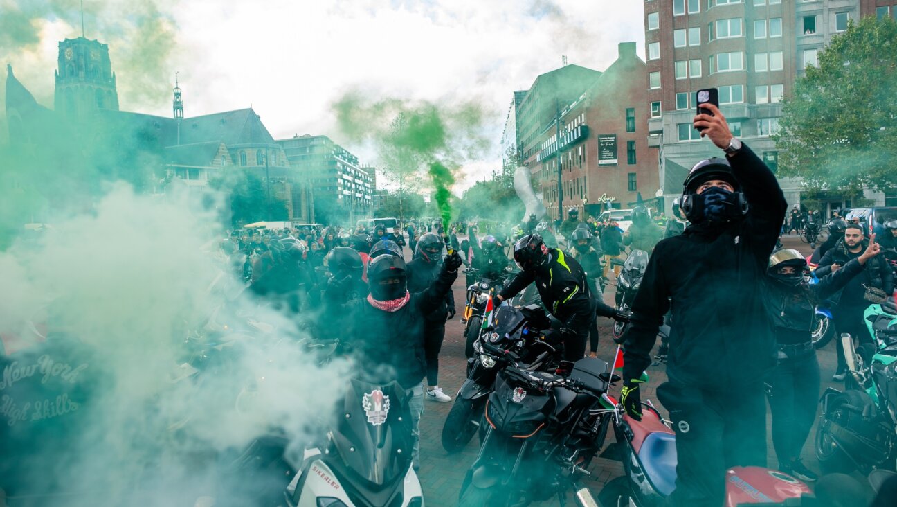 Thousands of pro-Palestinian supporters at a protest in Rotterdam, the Netherlands, Oct. 22, 2023. (Romy Arroyo Fernandez/NurPhoto via Getty Images)