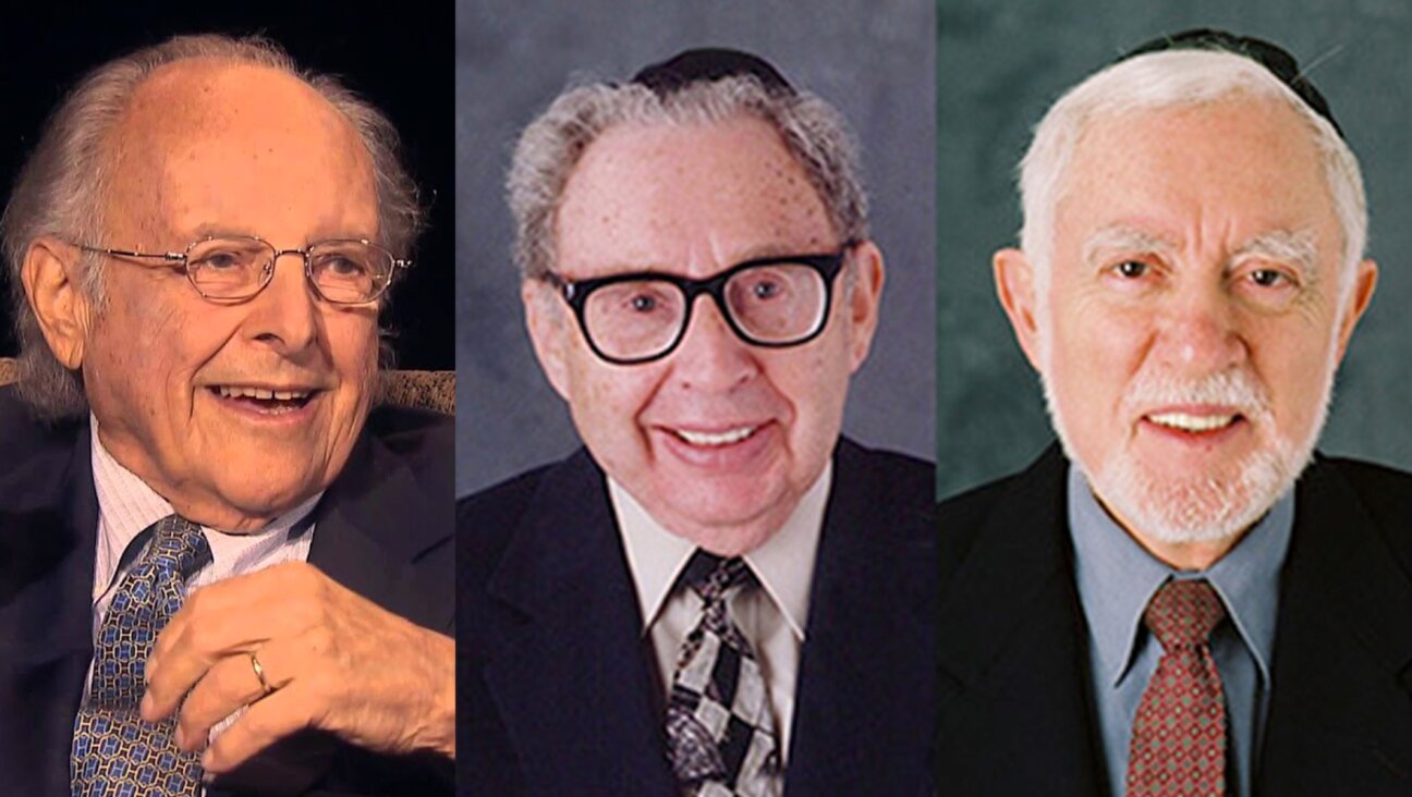 Samuel Klagsbrun, Israel Francus and Avraham Holtz were on the faculty of the Jewish Theological Seminary. (Via JTS)