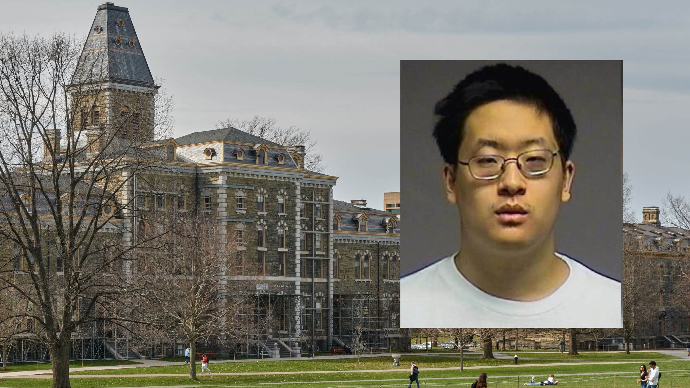 Patrick Dai was charged with making violent threats against Jewish students at Cornell University. 