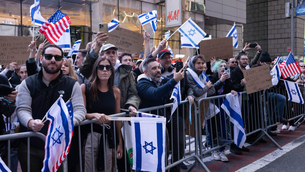 Pro-Israeli demonstrators in Times Square in New York, US, on Friday, Oct. 13, 2023. 