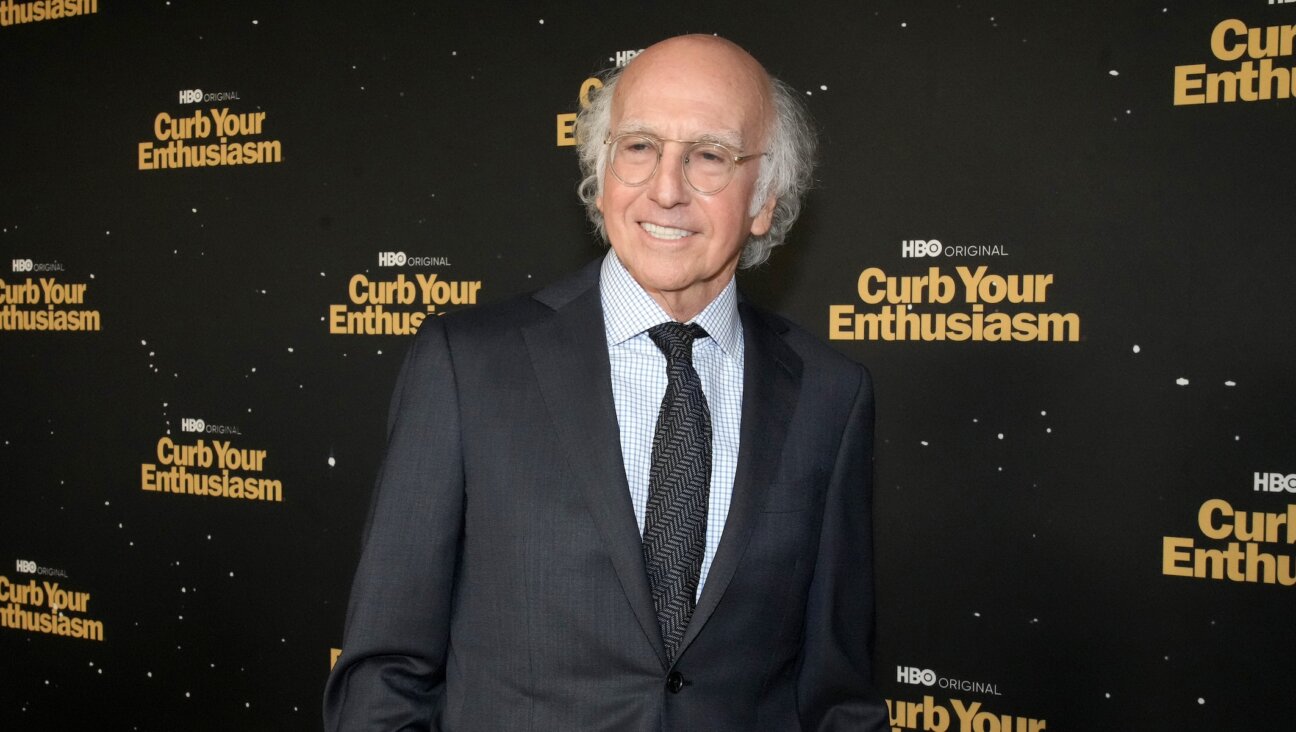 Larry David attends the “Curb Your Enthusiasm” Season 11 premiere at the Paramount Theatre in Los Angeles, Oct. 19, 2021. (Jeff Kravitz/FilmMagic for HBO)