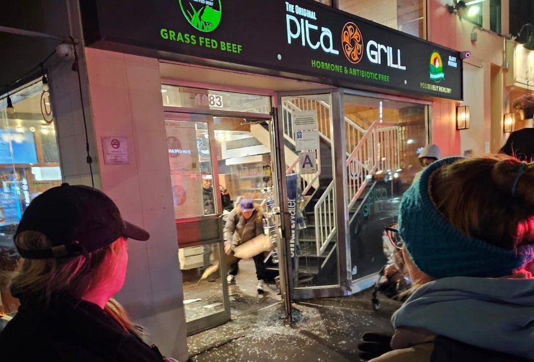 Pita Grill, on Manhattan’s Upper East Side, was attacked in late November. Police do not believe it was a hate crime. (Twitter/X)