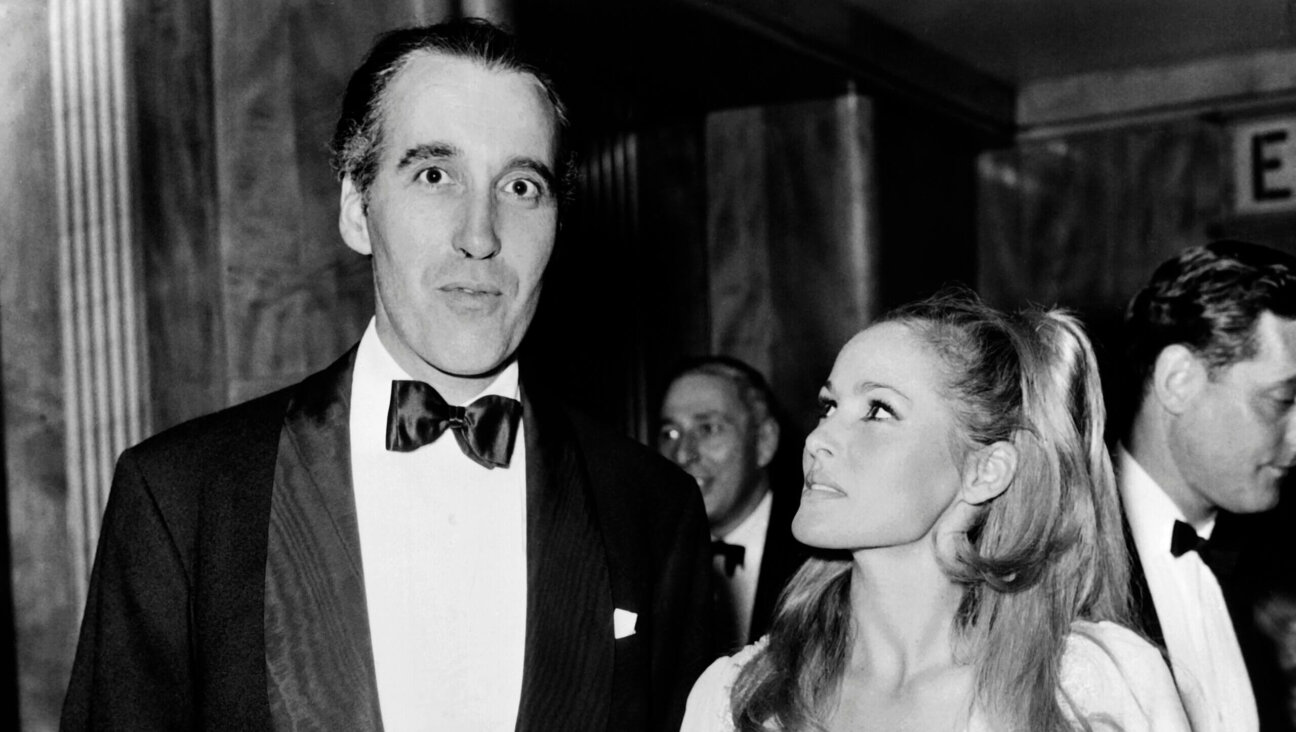 'Wicker Man' star Christopher Lee with Ursula Andress.  