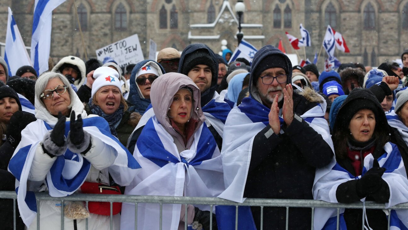 Pro-Israel demonstrators gather in Ottawa, Canada, Dec. 4, 2023. (Dave Chan/AFP via Getty Images)