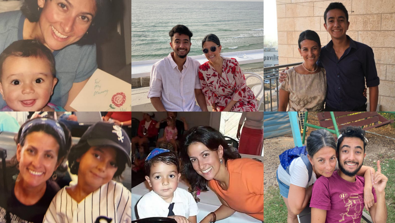 Rachel Goldberg-Polin with her son Hersh, who was abducted by Hamas terrorists.