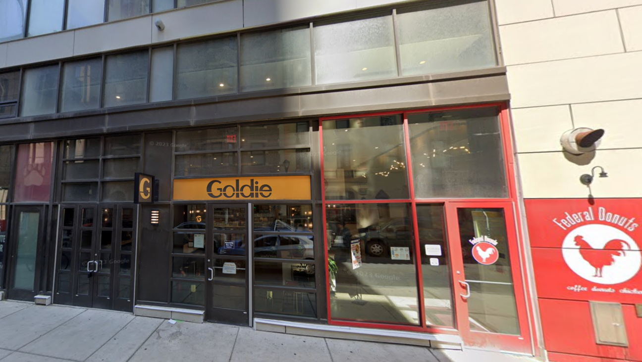 Goldie Falafel, owned by Michael Solomonov, was the target of a pro-Palestinian protest in Philadelphia, Dec. 3, 2023. (Google Maps)