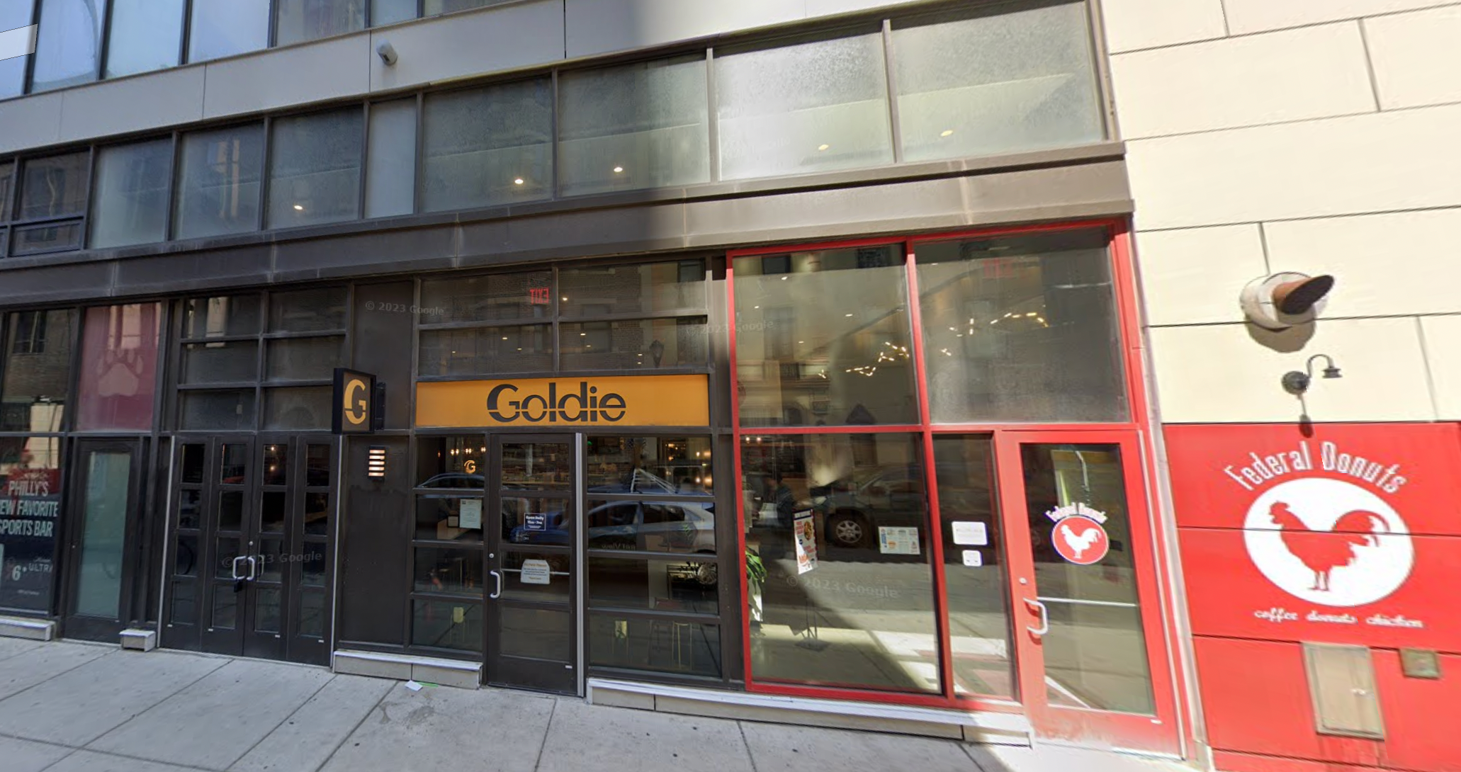 Goldie Falafel, owned by Michael Solomonov, was the target of a pro-Palestinian protest in Philadelphia, Dec. 3, 2023. (Google Maps)