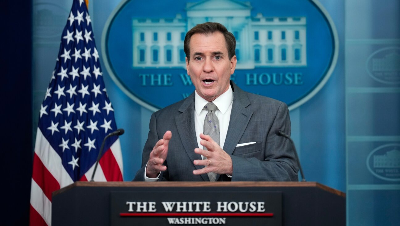 Coordinator for Strategic Communications at the National Security Council John Kirby takes questions during the daily press briefing at the White House, Jan. 23, 2024. (Drew Angerer/Getty Images)