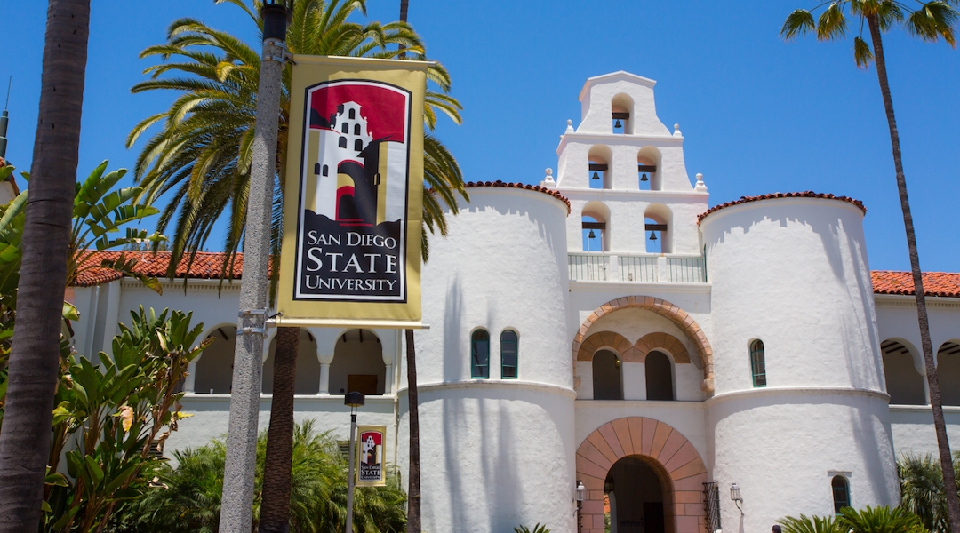 The campus of San Diego State University, San Diego, California, June 15, 2013. (Stuart Seeger via Creative Commons)