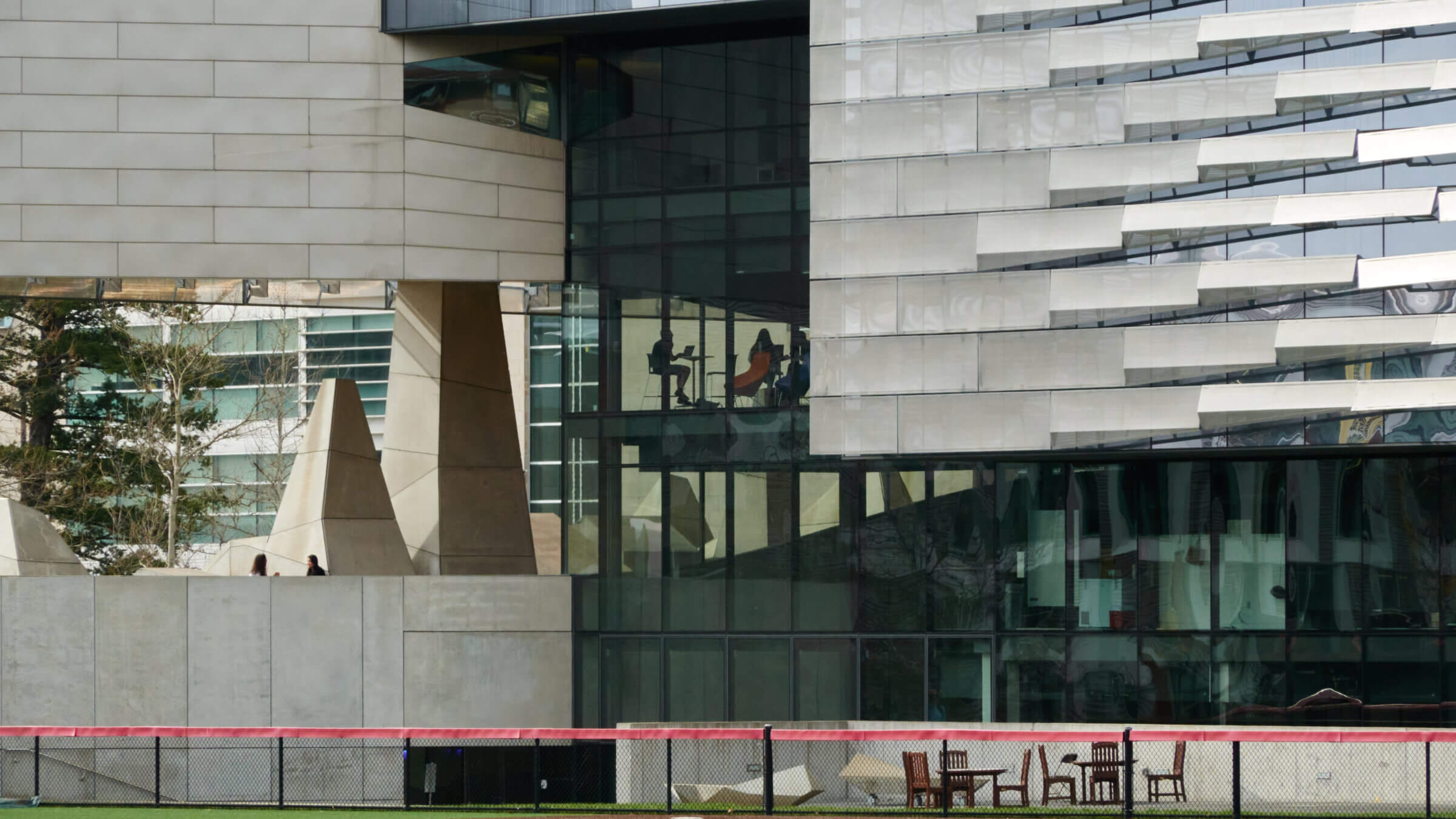 Bill and Melinda Gates Hall at the Cornell University campus in Ithaca, New York.