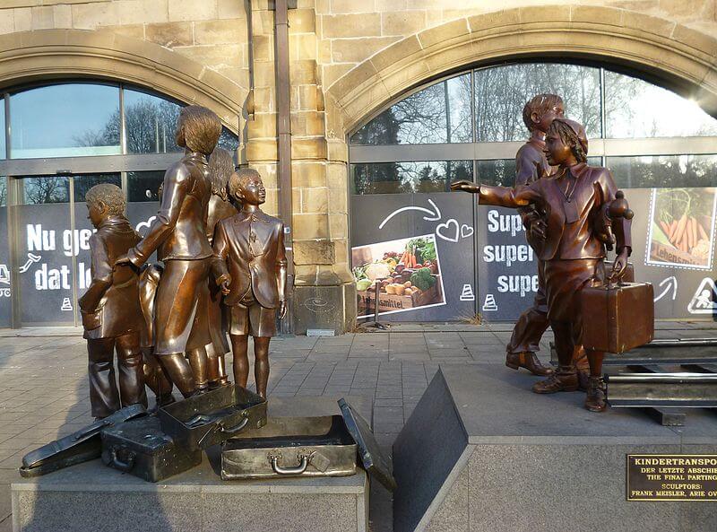 The Kindertransport memorial in Berlin.