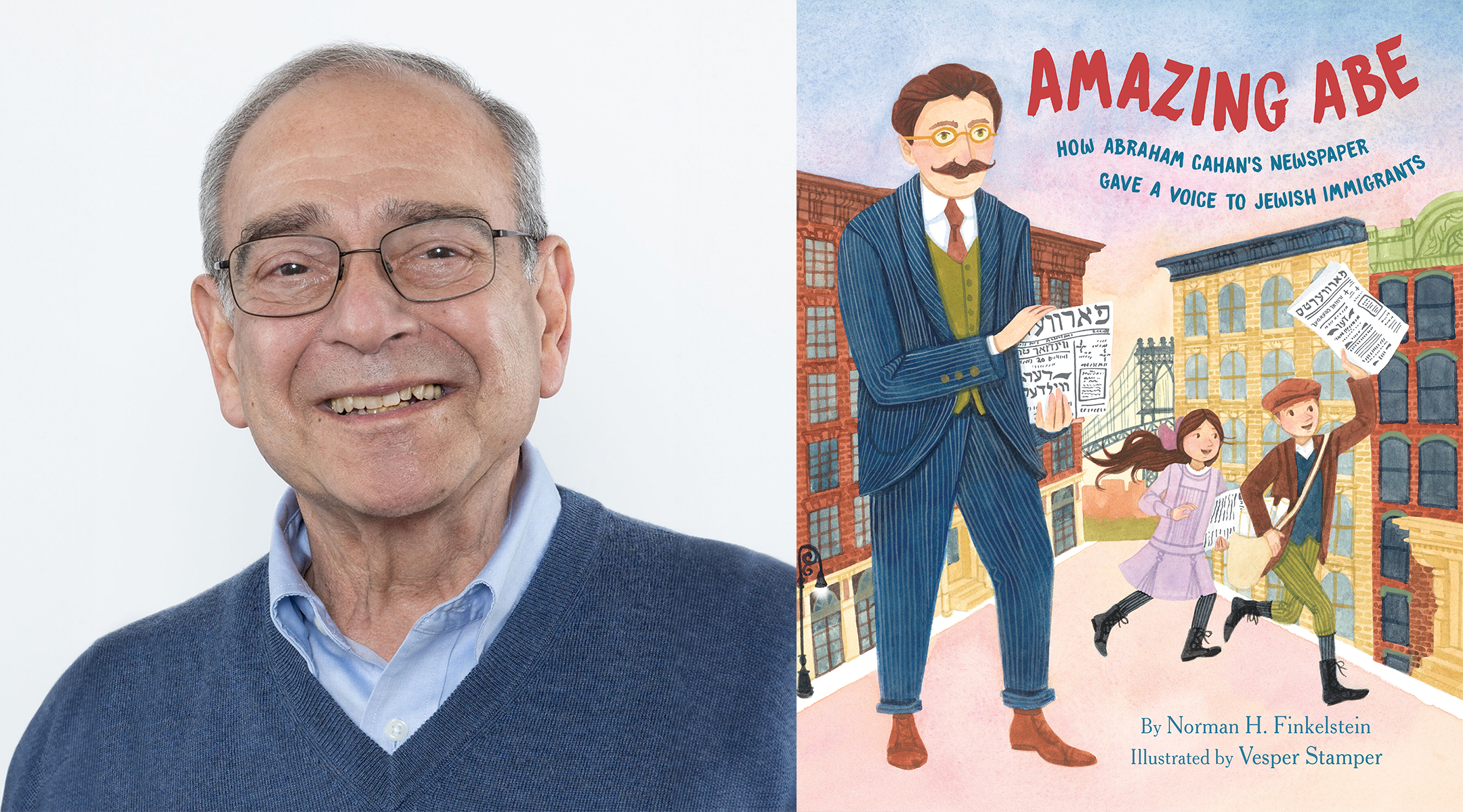 Norm Finkelstein was the author more than 20 nonfiction books for children and teens, including a forthcoming biography of the legendary Forward editor Ab. Cahan. (Courtesy; Holiday House)