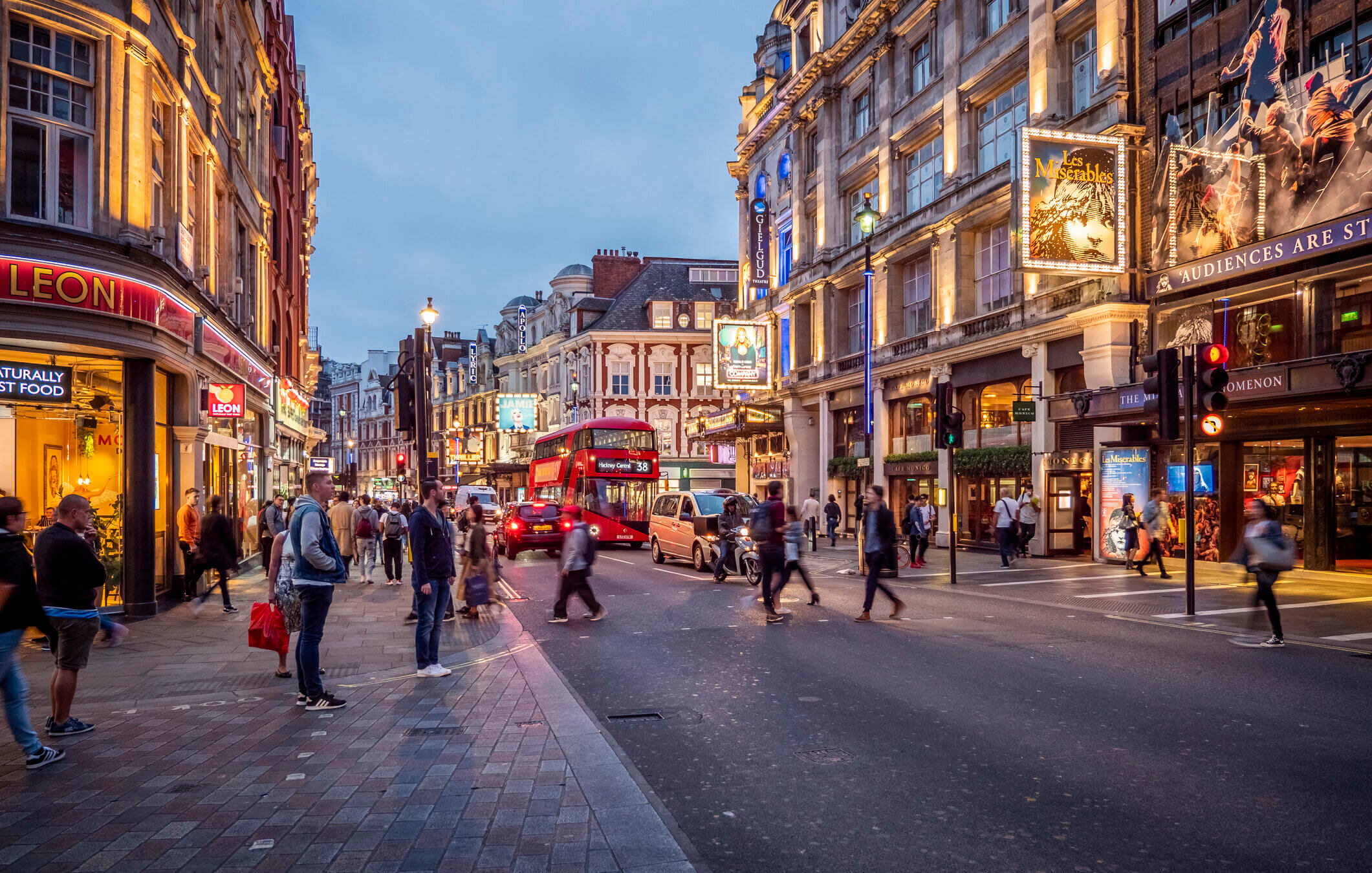 Leicester Square, London. 