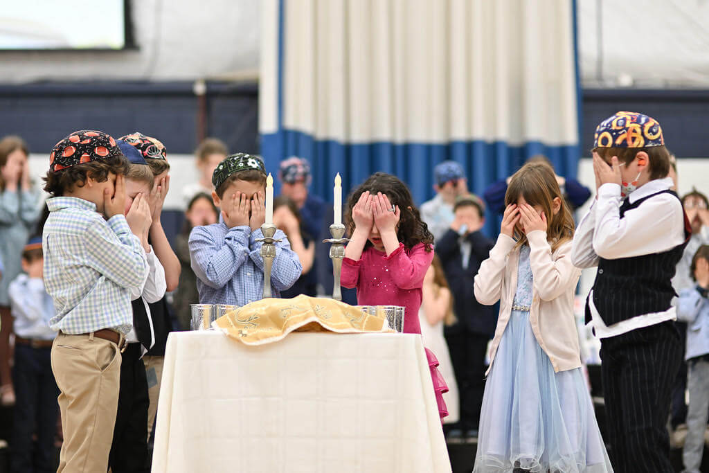 Children at The Epstein School in Atlanta. About two dozen Israeli children attended the school temporarily in the aftermath of the Oct. 7 attacks.