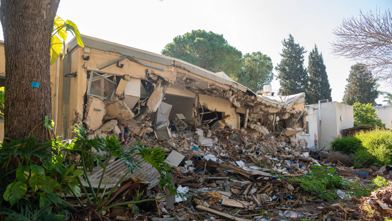 A house left in ruins after the Oct. 7 attack by Hamas militants.