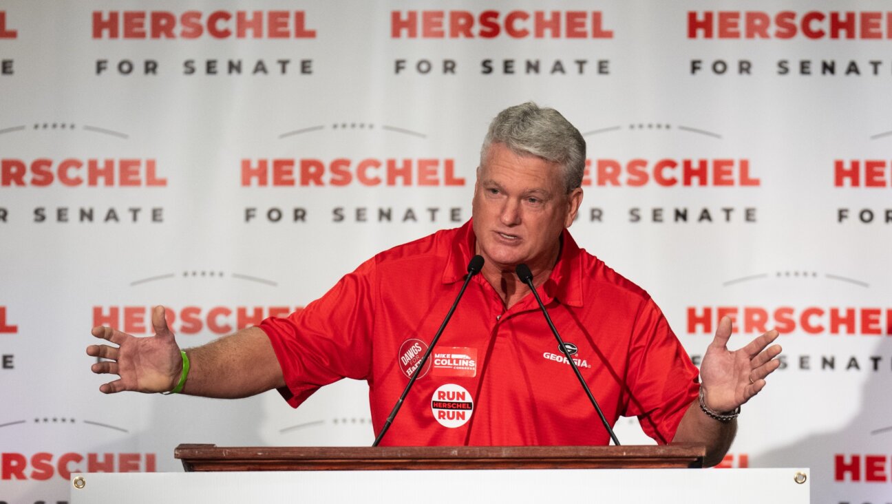 Mike Collins, GOP Congressional candidate for Georgias 10th district, speaks during speaks during Senate candidate Herschel Walkers campaign rally in Athens, Georgia, Nov. 5, 2022. (Bill Clark/CQ-Roll Call, Inc via Getty Images)