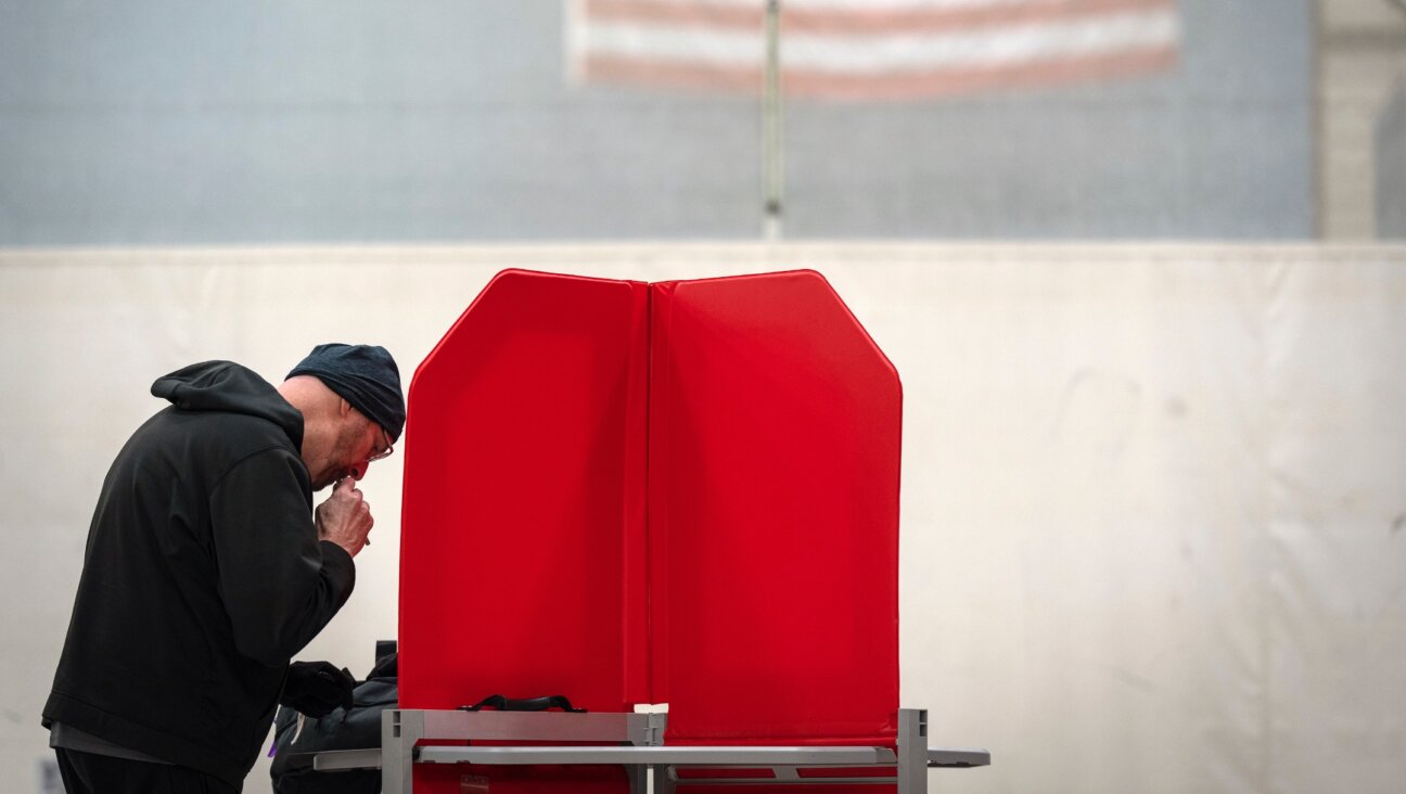 Brian Cotter votes in the presidential primary on Super Tuesday at the Andover Community Center in Andover, Minnesota, March 5, 2024. (Leila Navidi/Star Tribune via Getty Images)