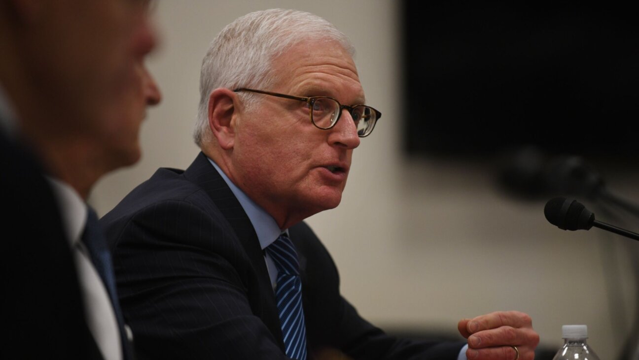 Howard Kohr, CEO of AIPAC, testifies before the House Appropriations Committee in Washington, D.C. March 12, 2019. (Astrid Riecken/Getty Images)