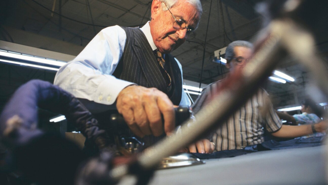 Martin Greenfield, tailor for Bill Clinton and Colin Powell, in his Brooklyn shop. (Photo by Mark Peterson/Corbis via Getty Images)