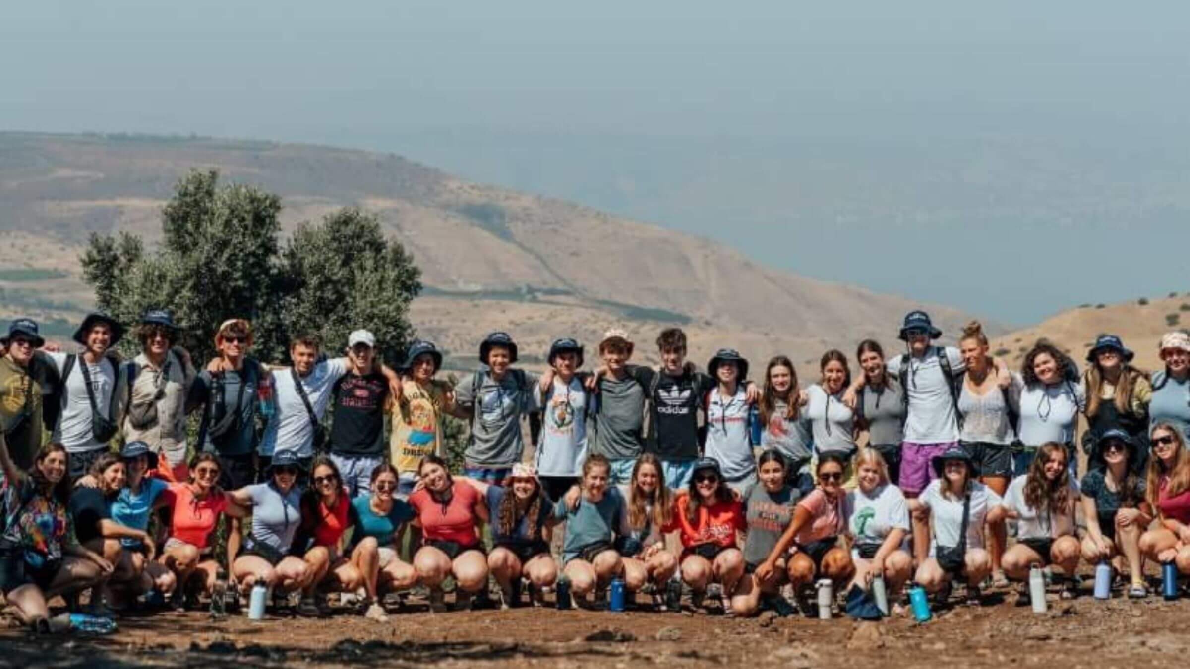 Teenagers from North America on a summer trip to Israel.