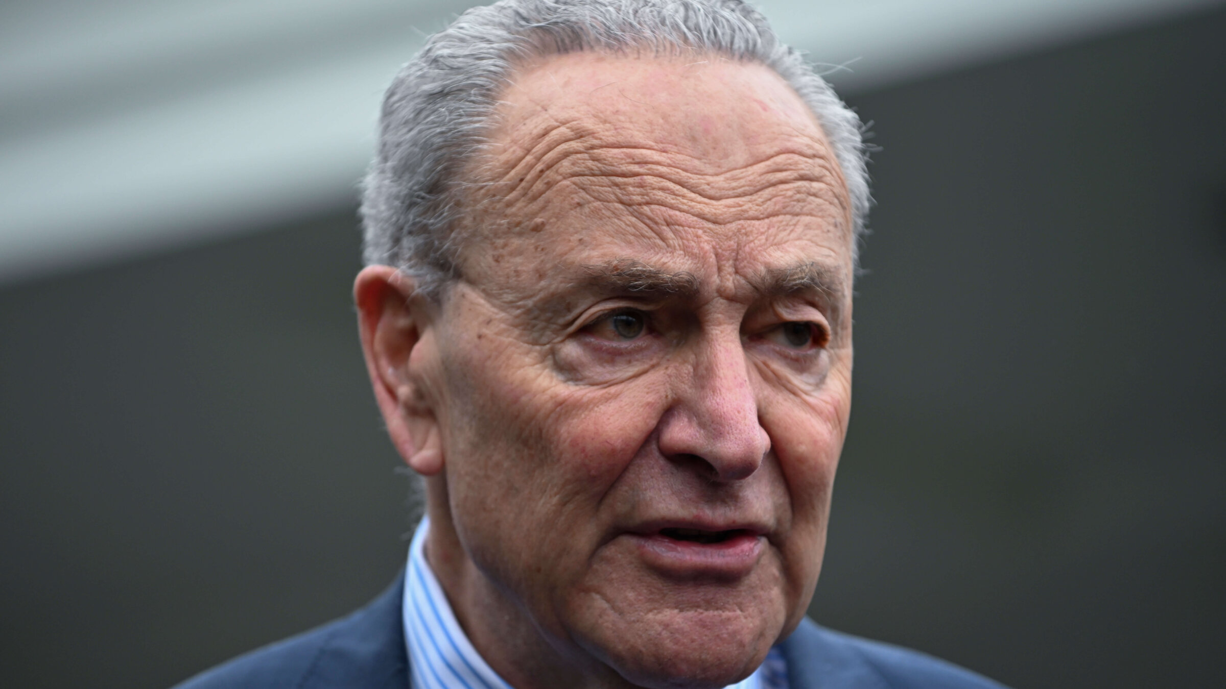 Senate Majority Leader Chuck Schumer (D-NY) delivers remarks to the press, Feb. 27, 2024 at the White House in Washington, DC. 