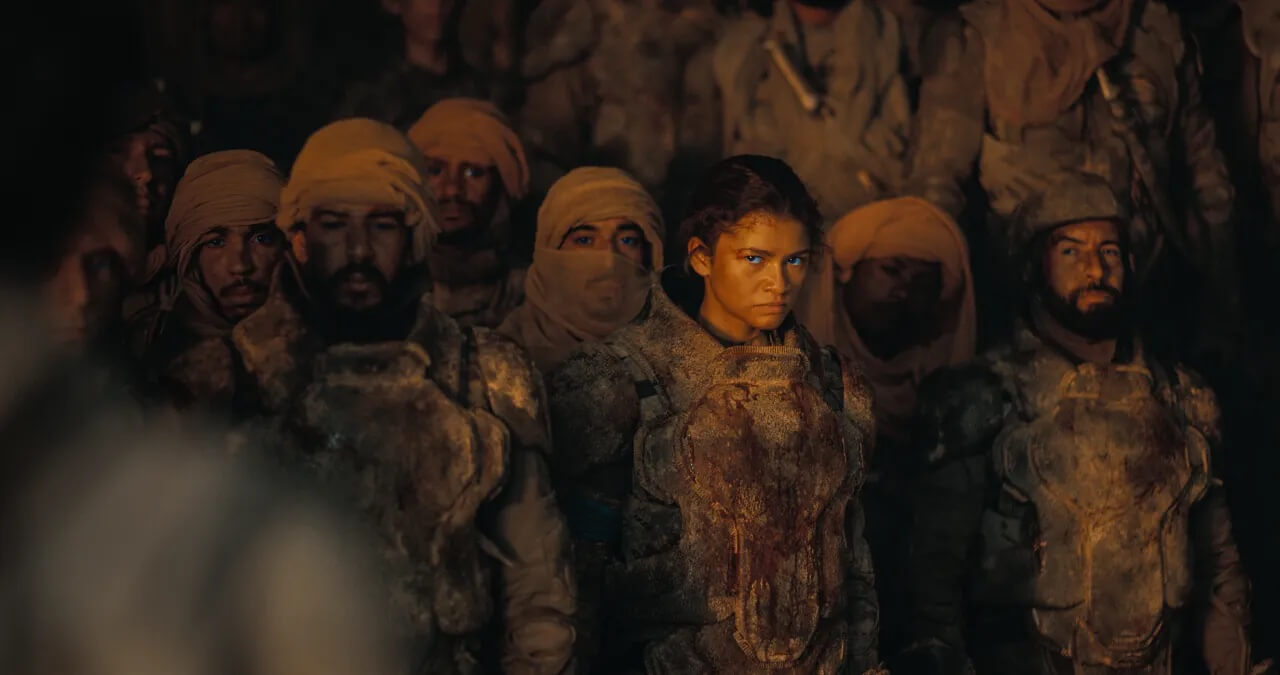 The Fremen with Zendaya looking very...familiar.