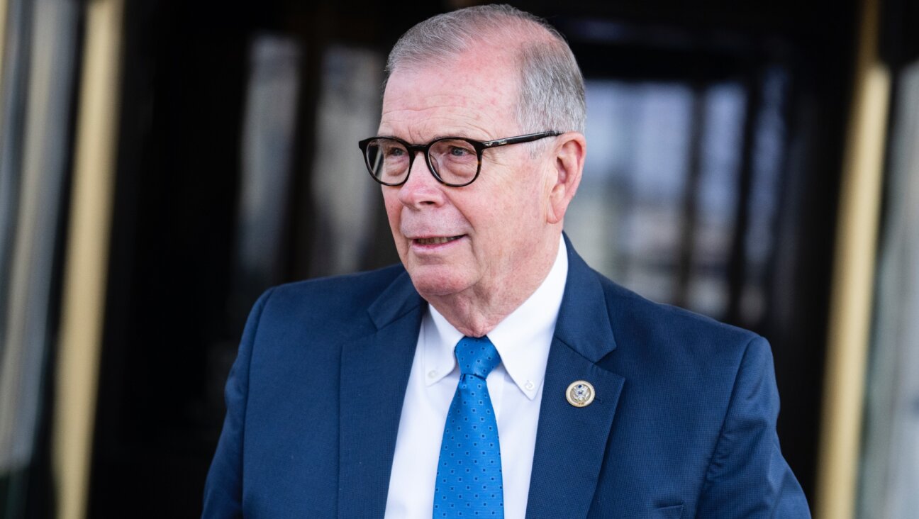 Rep. Tim Walberg, a Michigan Republican, leaves a meeting of the House Republican Conference at the Capitol Hill Club, Feb. 28, 2023. (Tom Williams/CQ Roll Call/Getty Images)