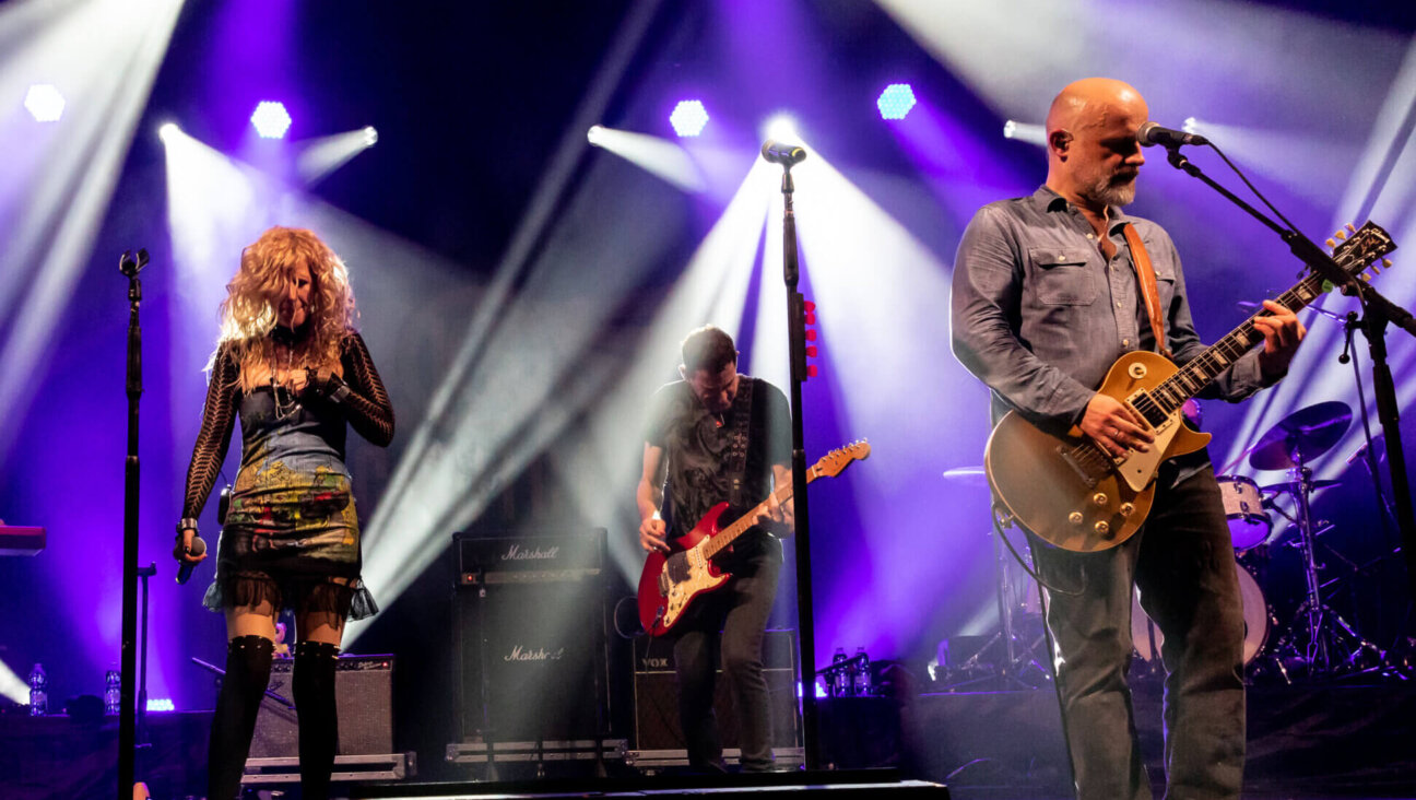 Members of HaYehudim perform with another band in Tel Aviv.