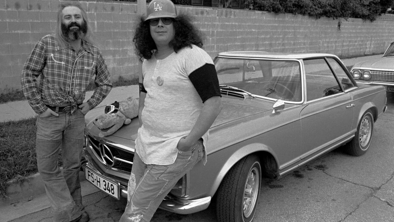 Singers Howard Kaylan "Eddie" (L) and Mark Volman "Flo," circa 1976.