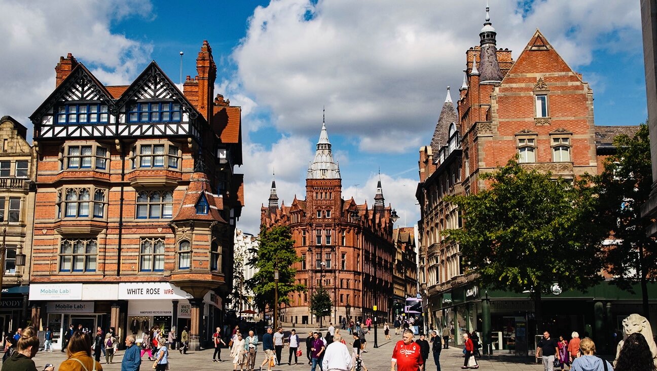 King Street in Nottingham, England.